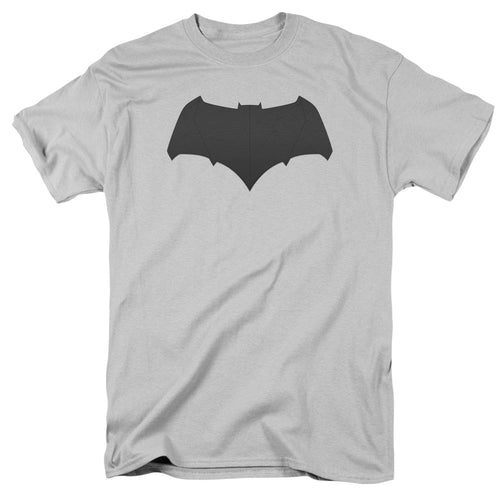 Batman V Superman Batman Logo Mens T Shirt Silver