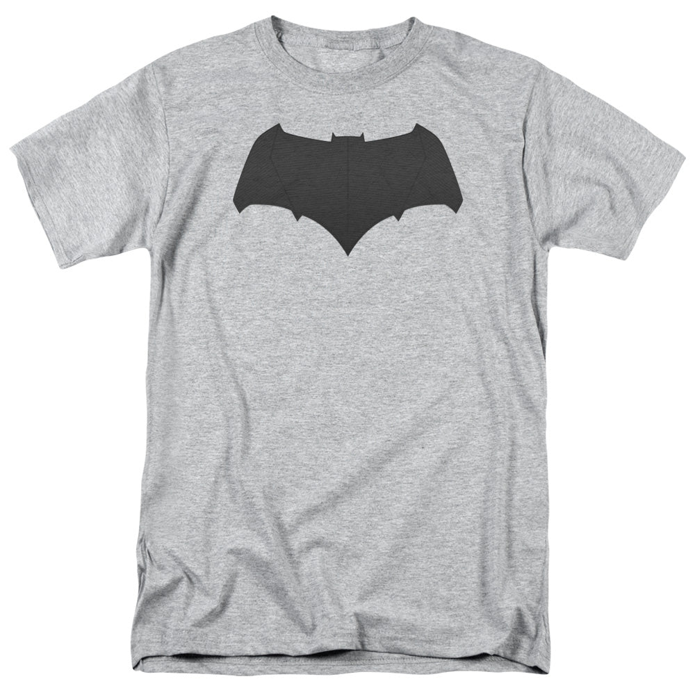 Batman V Superman Batman Logo Mens T Shirt Athletic Heather