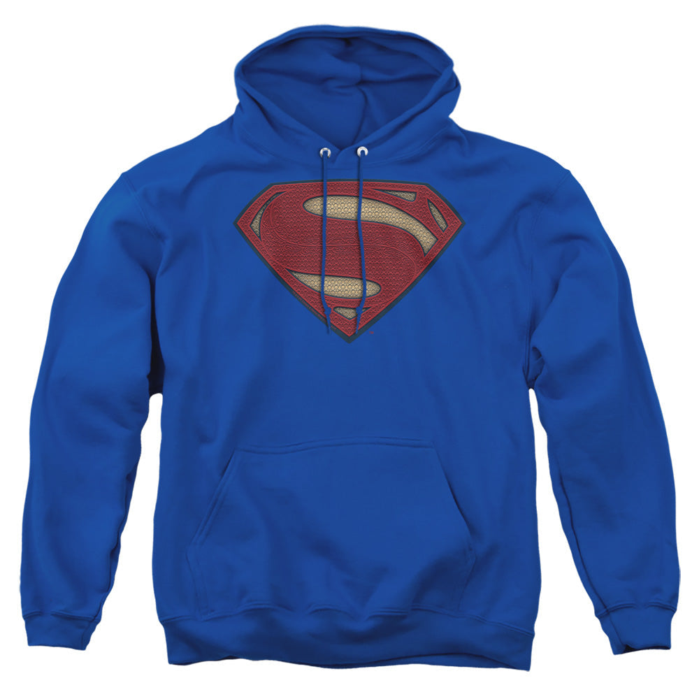 Batman V Superman Super Movie Logo Mens Hoodie Royal