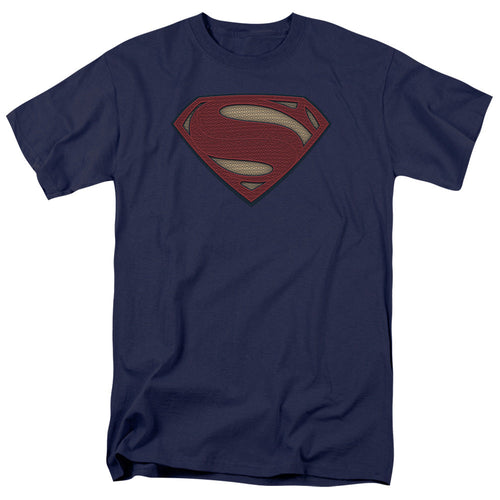 Batman V Superman Super Movie Logo Mens T Shirt Royal
