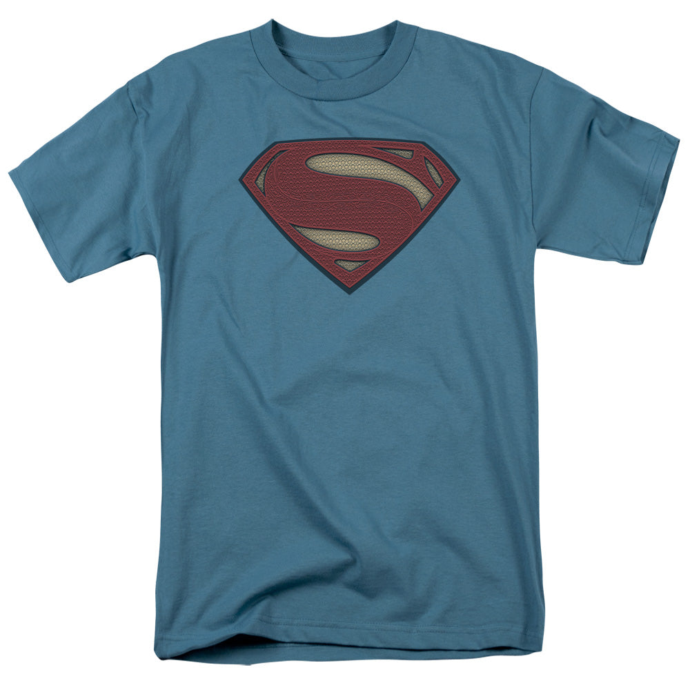 Batman V Superman Super Movie Logo Mens T Shirt Slate