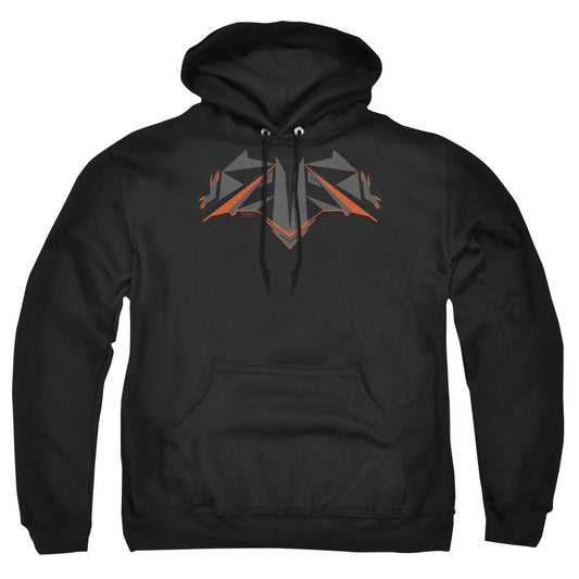 Batman V Superman Tech Bat Logo Mens Hoodie Black