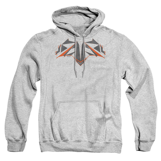 Batman V Superman Tech Bat Logo Mens Hoodie Athletic Heather