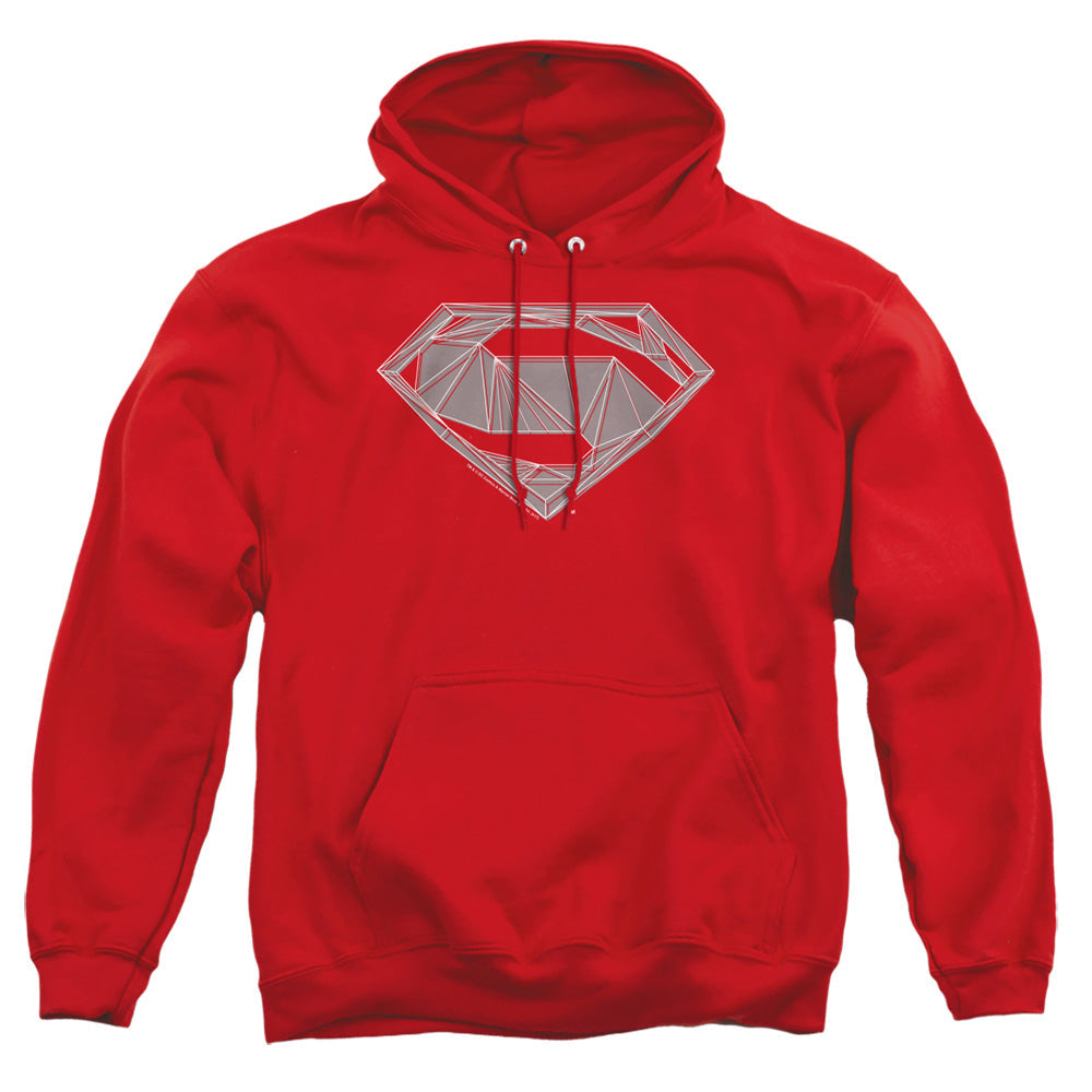 Batman V Superman Techy S Mens Hoodie Red