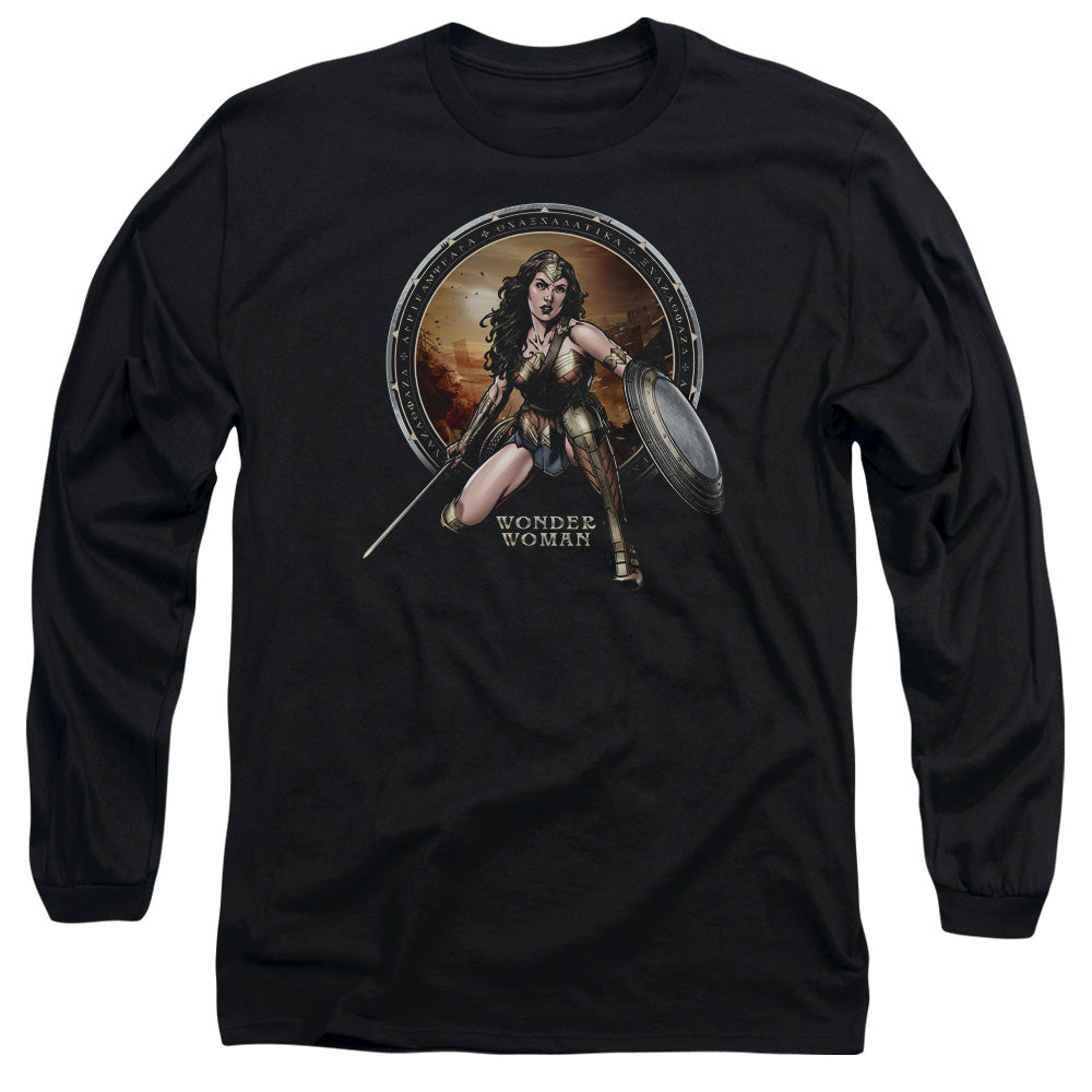 Batman V Superman Batlle Zone Mens Long Sleeve Shirt Black