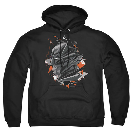 Batman V Superman Bat Head Tech Mens Hoodie Black