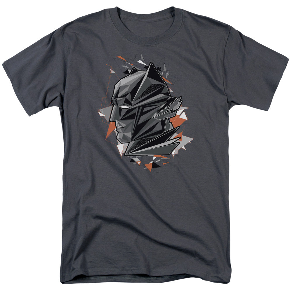 Batman V Superman Bat Head Tech Mens T Shirt Charcoal