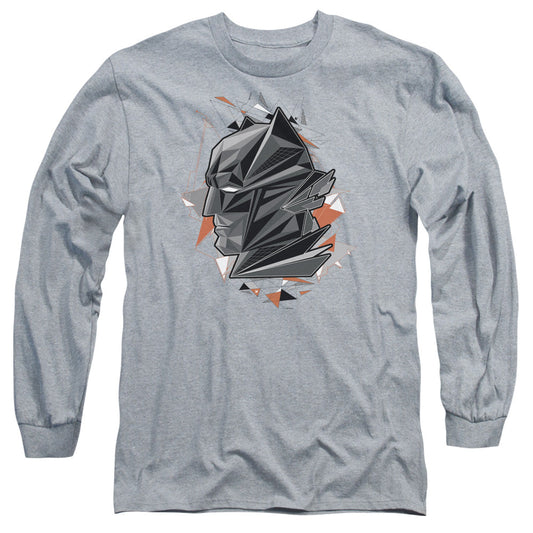 Batman Vs Superman Dawn Mens Long Sleeve Shirt Athletic Heather