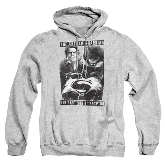 Batman V Superman Guardian V Son Mens Hoodie Athletic Heather