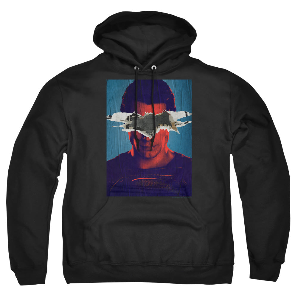 Batman Vs Superman Superman Poster Mens Hoodie Black