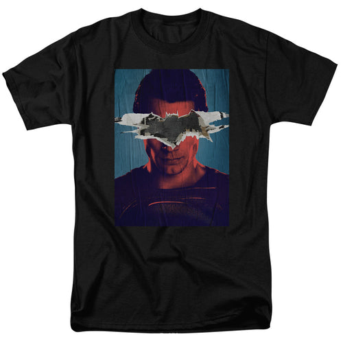 Batman Vs Superman Superman Poster Mens T Shirt Black