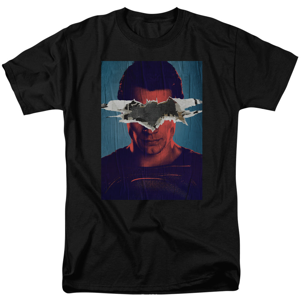Batman Vs Superman Superman Poster Mens T Shirt Black