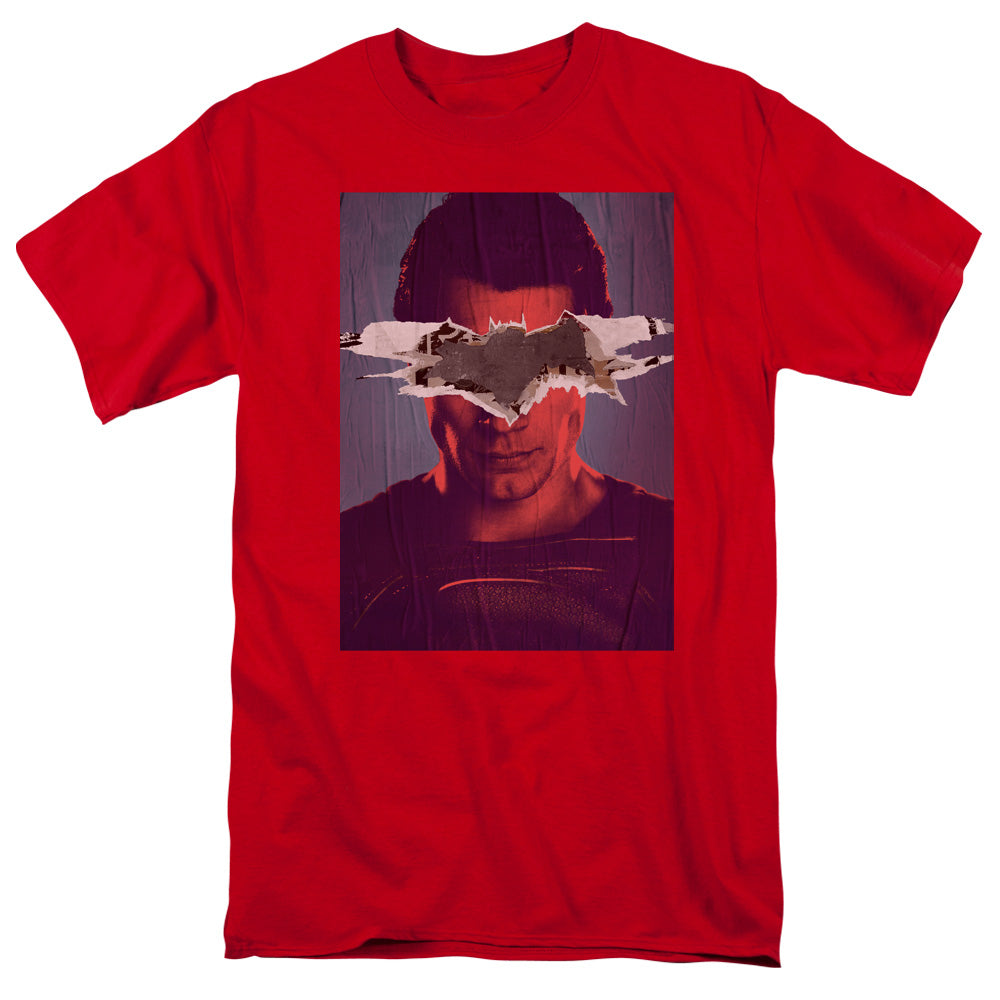 Batman Vs Superman Superman Poster Mens T Shirt Royal