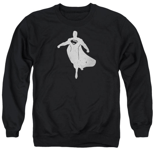 Batman V Superman Superman Silhouette Mens Crewneck Sweatshirt Black Officially Licensed