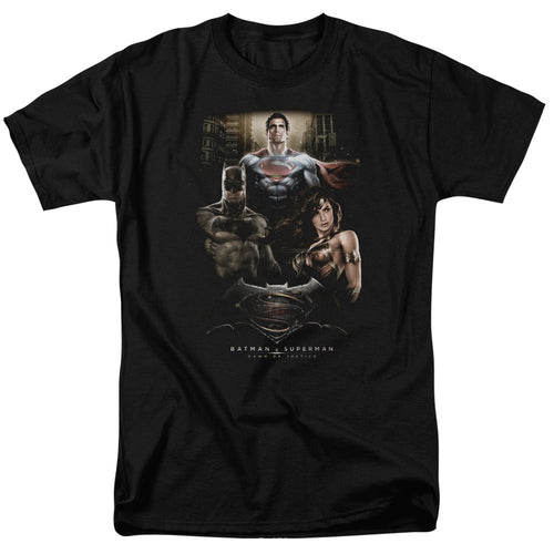 Batman V Superman Thre Three Mens T Shirt Black