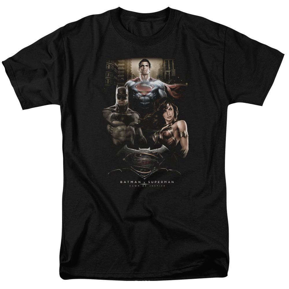 Batman V Superman Thre Three Mens T Shirt Black