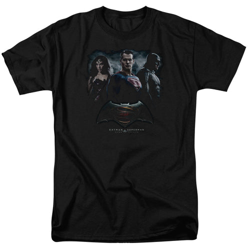 Batman V Superman The Crew Mens T Shirt Black