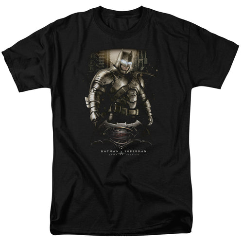 Batman V Superman Bats Ground Zero Mens T Shirt Black