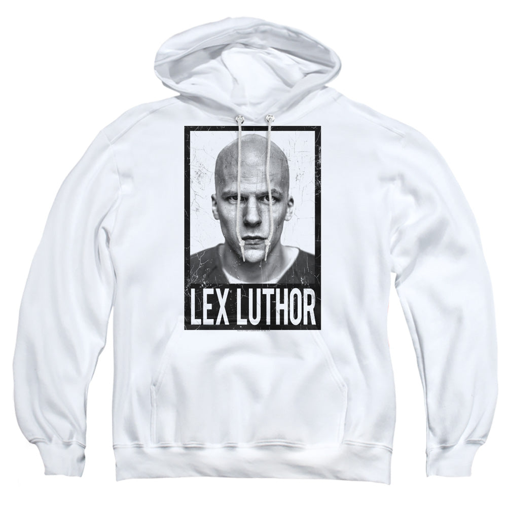 Batman V Superman Luthor Mens Hoodie White