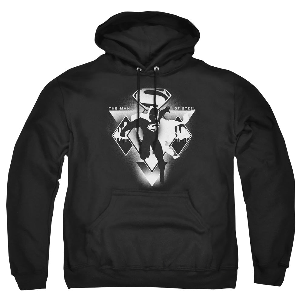 Batman V Superman Triple Diamond Mens Hoodie Black
