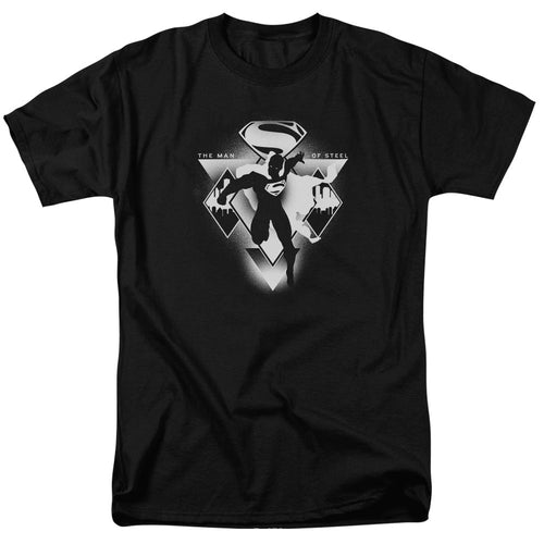 Batman V Superman Triple Diamond Mens T Shirt Black