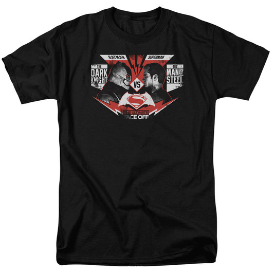 Batman V Superman Ultimate Face Off Mens T Shirt Black