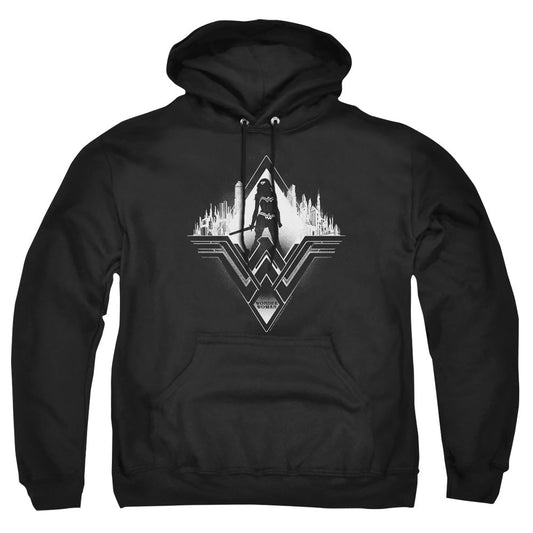 Batman V Superman City Warrior Mens Hoodie Black