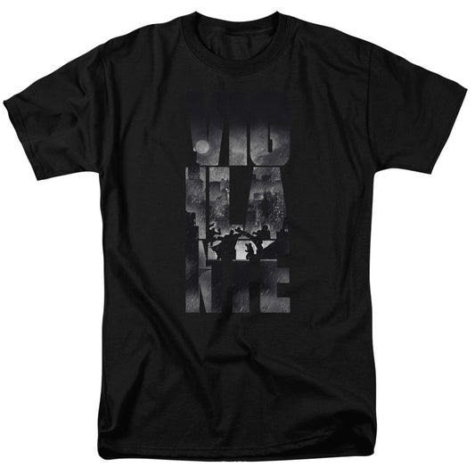 Batman V Superman Rainy Viglante Mens T Shirt Black
