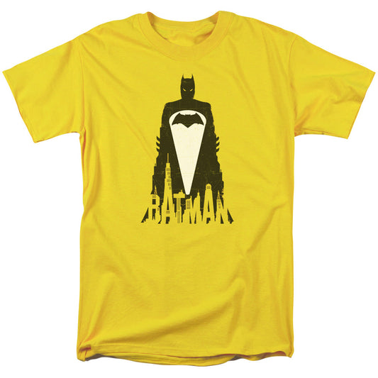 Batman V Superman Bat Justice Mens T Shirt Yellow