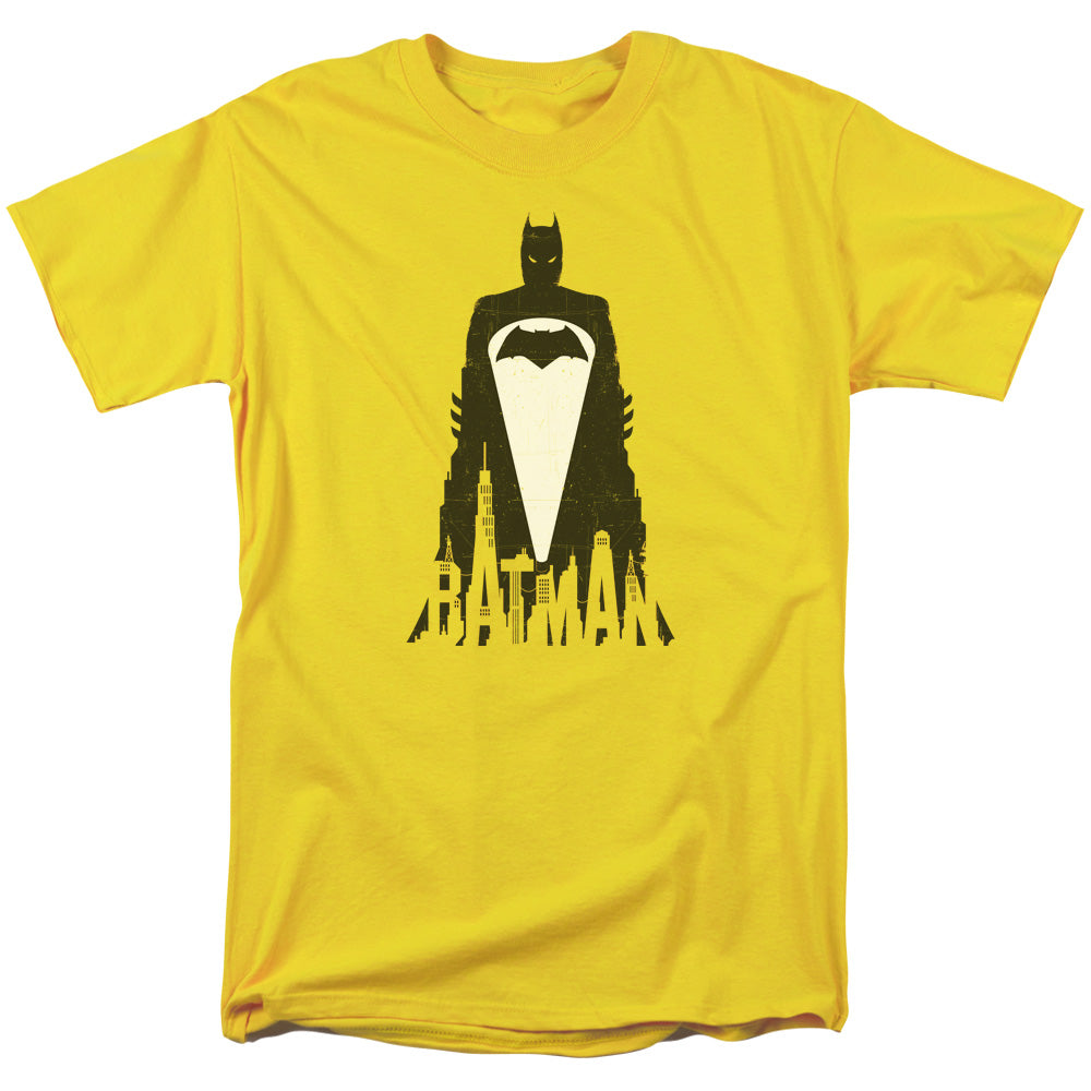Batman V Superman Bat Justice Mens T Shirt Yellow