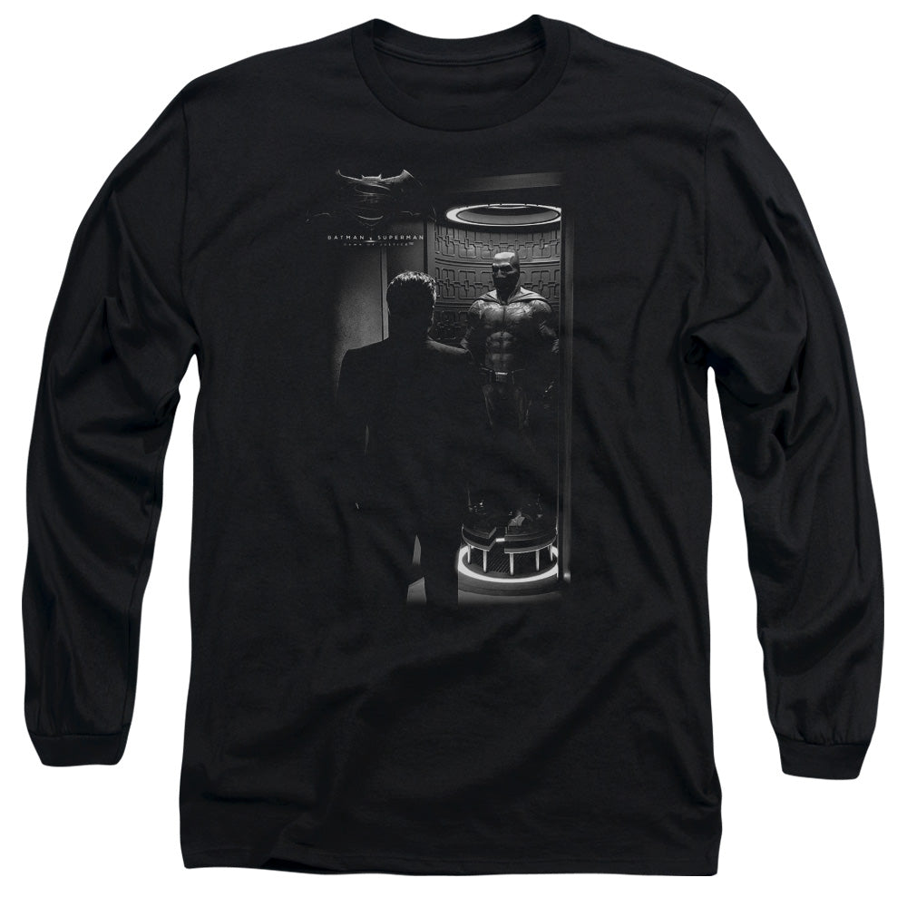 Batman V Superman Suit Up Mens Long Sleeve Shirt Black