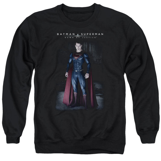 Batman V Superman Stand Tall Mens Crewneck Sweatshirt Black Officially Licensed