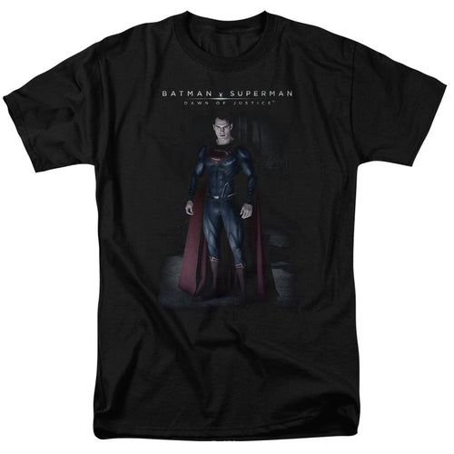 Batman V Superman Stand Tall Mens T Shirt Black