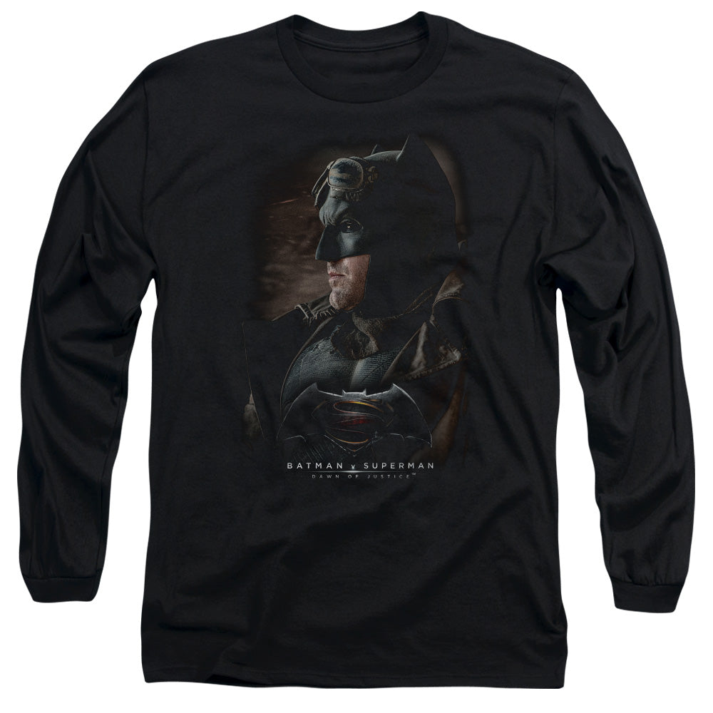 Batman V Superman Desert Gear Mens Long Sleeve Shirt Black
