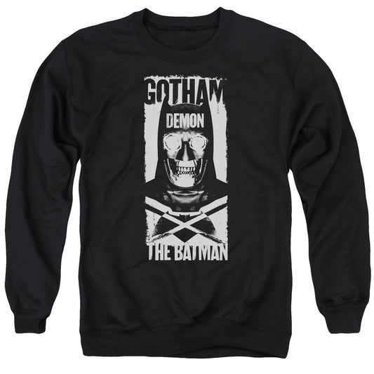 Batman V Superman Demon Bat Mens Crewneck Sweatshirt Black Officially Licensed