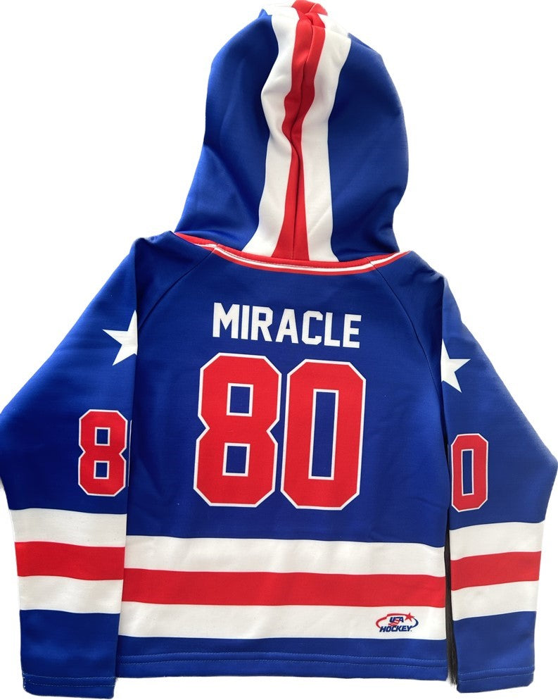 USA Hockey Miracle on Ice Toddler Authentic Royal Blue Hoodie