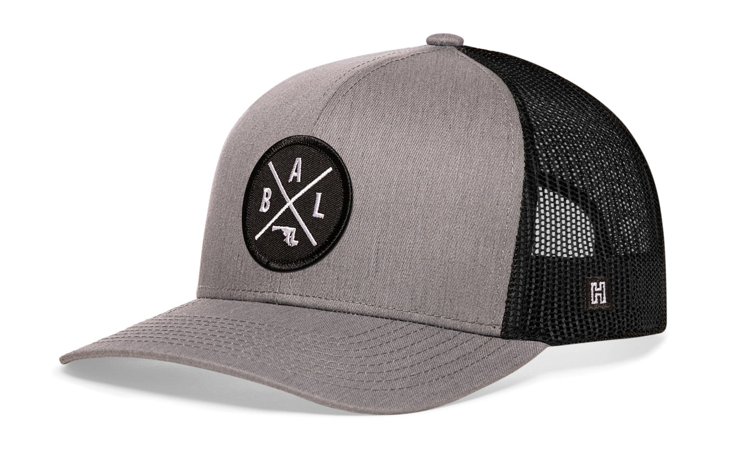 Baltimore Trucker Haka Hat Gray-Black BAL X Snapback