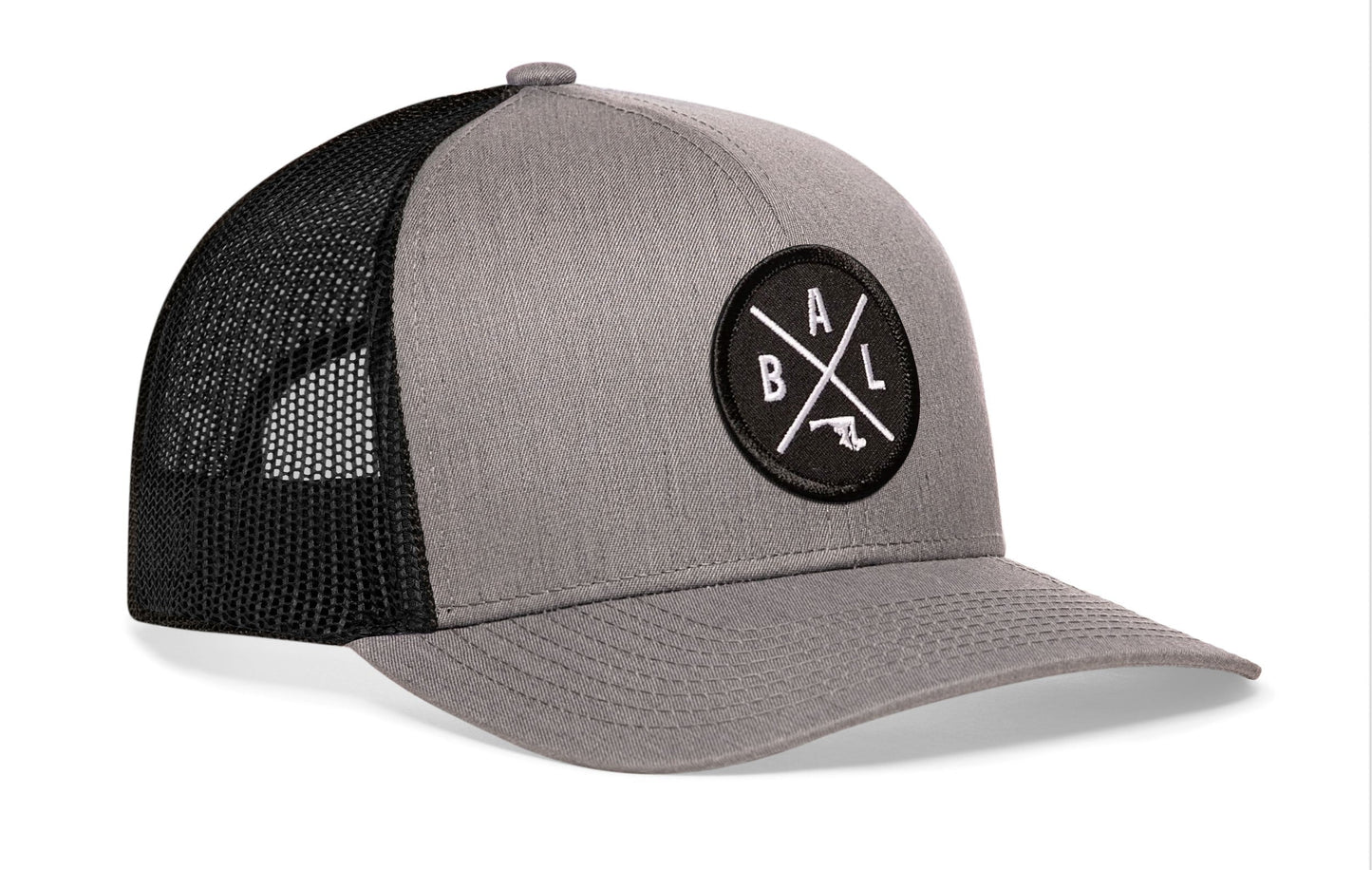 Baltimore Trucker Haka Hat Gray-Black BAL X Snapback