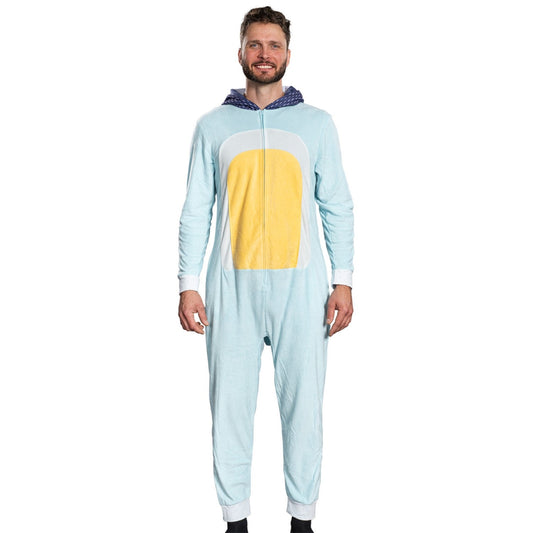 Playful Dog Unisex Halloween Costume Cosplay Zip Up Pajama Jumpsuit