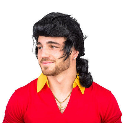 Beast Hunter Men's Halloween Cosplay Costume Shirt Gloves and Wig Set