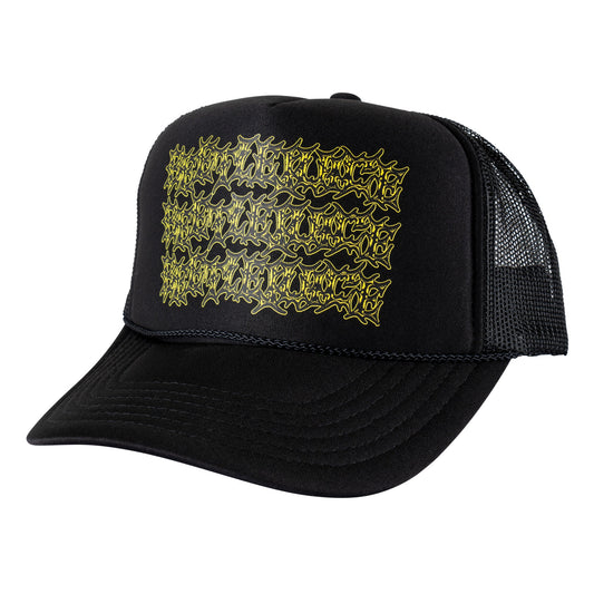 Welcome X Beetlejuice Three Times Trucker Hat