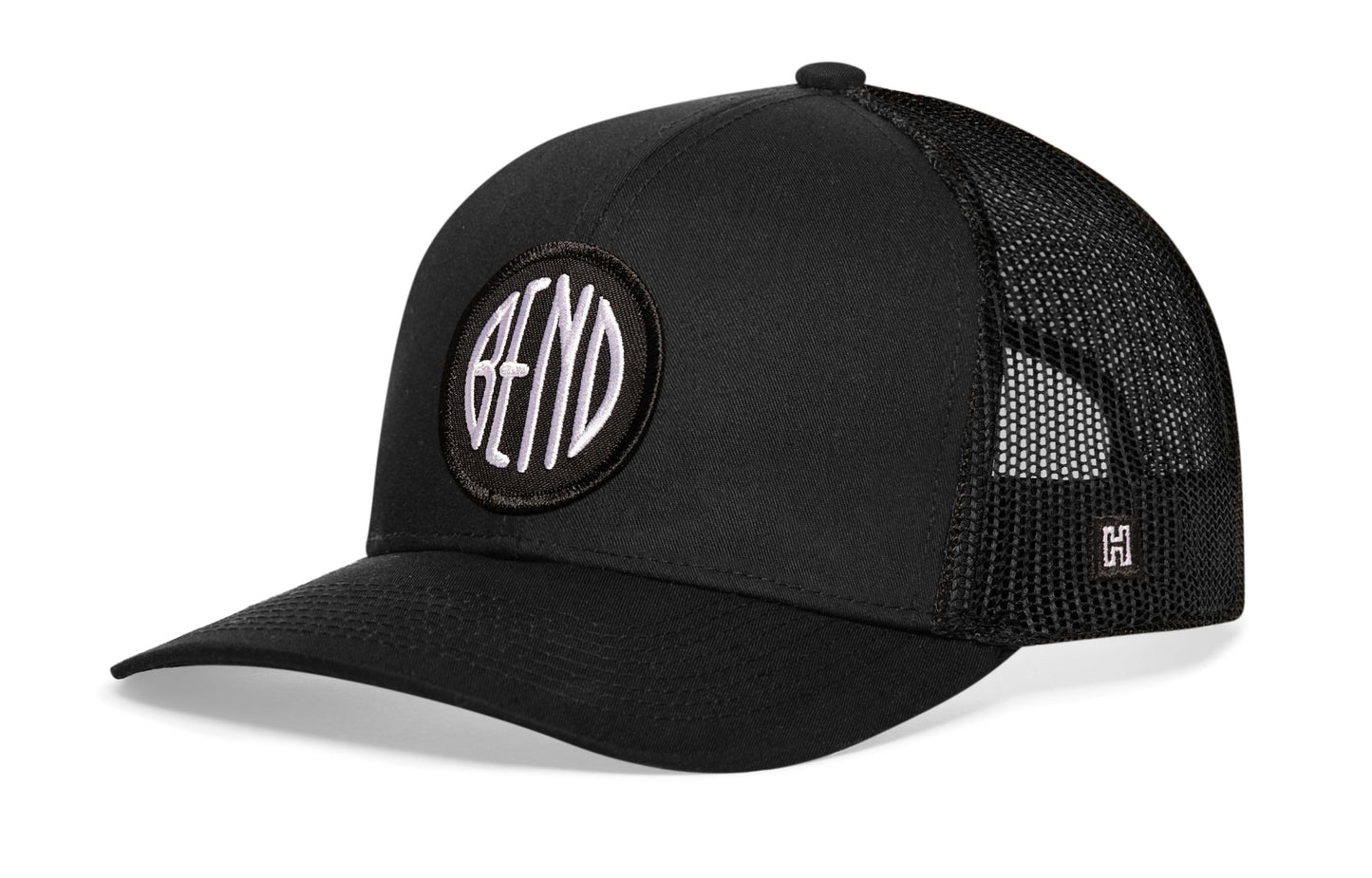 Bend Trucker Haka Hat Black Bend Snapback