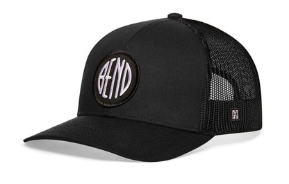 Bend Trucker Haka Hat Black Bend Snapback