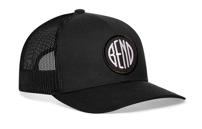 Bend Trucker Haka Hat Black Bend Snapback