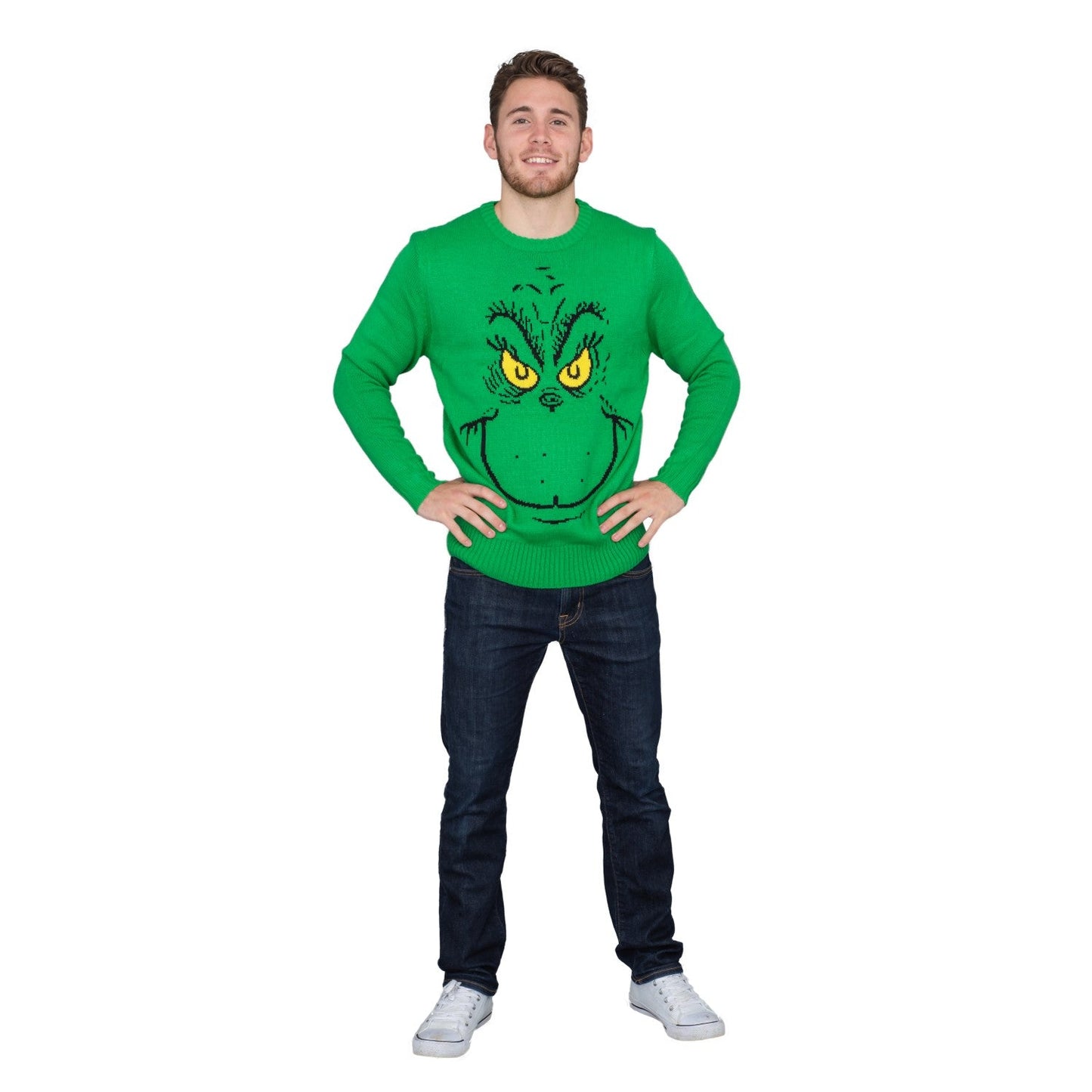 Big Face Grinch Sweater