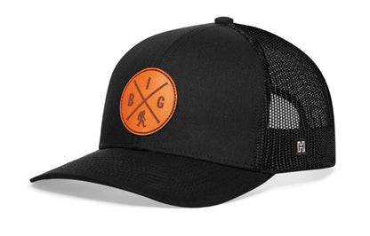 Bigfoot X Trucker Haka Hat Black Sasquatch Snapback