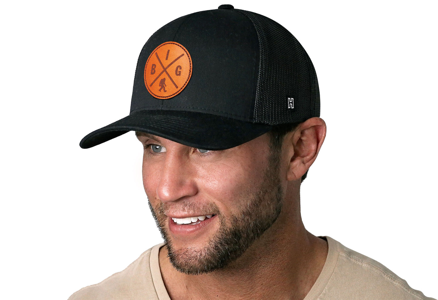 Bigfoot X Trucker Haka Hat Black Sasquatch Snapback