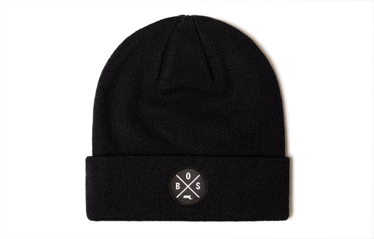 Boston Beanie Haka Hat Black BOS X