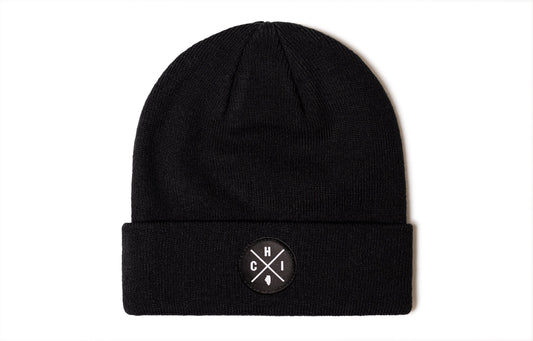 Chicago Beanie Haka Hat Black CHI X