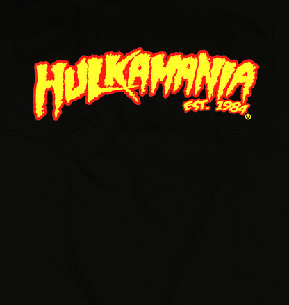 Hulk Hogan Hulkamania Runnin Wild Mens T Shirt Black